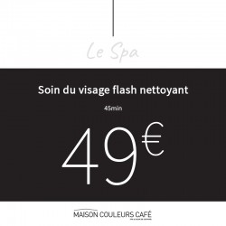 SOIN DU VISAGE FLASH NETTOYANT